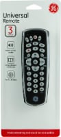 GE 3 Device Universal Remote Control - Black