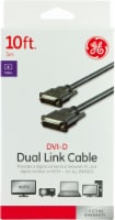 GE DVI-D Dual Link Cable - Black Perspective: Main
