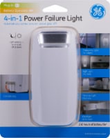 GE Power Failure LED Night Light with Batteries - White