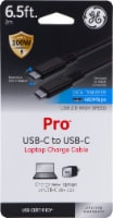 GE Pro™ USB-C to USB-C Laptop Charge Cable Perspective: Main