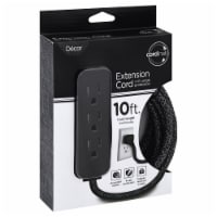 Jasco Cordinate Black Surge 3 Outlet Extension Cord