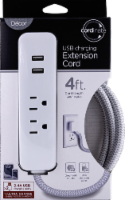 Jasco Cordinate White USB Charging Extension Cord
