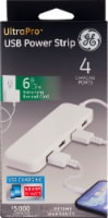 GE UltraPro USB Power Strip - White Perspective: Main