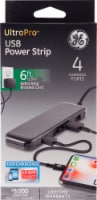 GE UltraPro USB Power Strip - Black Perspective: Main