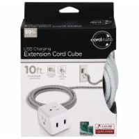 Cordinate USB Charging Extension Cord Cube