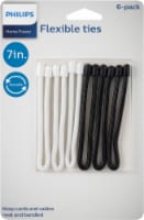 Philips Flexible Ties - 6 Pack - Black/White