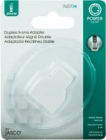 GE Duplex In-Line Adapter - White