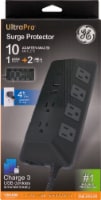 GE UltraPro™ Surge Protector - Black Perspective: Main