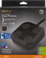 UltraPro™ USB-Charging Surge Protector - Black Perspective: Main