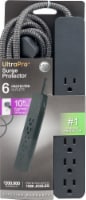 UltraPro™ Six-Outlet Surge Protector - Black Perspective: Main