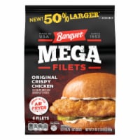 Banquet® MEGA Original Frozen Crispy Chicken Filets Perspective: Main