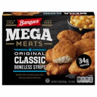 Banquet® Mega Meats Original Classic Boneless Chicken Strips & Spicy Mac & Cheese Frozen Meal Perspective: Main