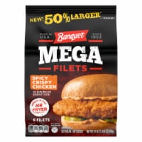 Banquet® MEGA Spicy Frozen Crispy Chicken Filets Perspective: Main