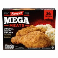 Banquet Mega Meats Original Crispy Chicken With Homestyle Mashed Potatoes Frozen Meal Perspective: Main