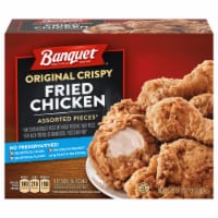 Banquet Original Crispy Fried Chicken Assorted Pieces Frozen Family Meal