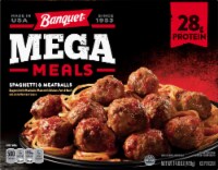 Banquet® Mega Meals Spaghetti and Meatballs Frozen Meal Perspective: Main