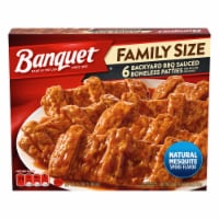 Banquet® Family Size Backyard BBQ Boneless Patties Frozen Meal Perspective: Main