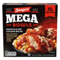 Banquet Mega Bowls Nashville Hot Fried Chicken Frozen Meal Perspective: Main