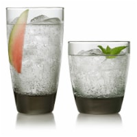 Libbey Classic Smoke Tumbler and Rocks Glass Set