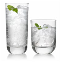 Libbey Polaris Tumbler and Rocks Glass Set - Clear