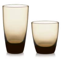 Libbey Classic Mocha Tumbler and Rocks Glass Set