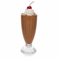 Libbey Fountain Shoppe Milkshake Glasses, 12-ounce, Set of 6