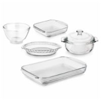 Libbey Baker's Basics Glass Casserole Baking Dish Set