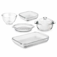 Libbey Baker's Basics Glass Casserole Baking Dish Set