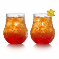 Libbey Tiki Split Tumbler Glasses Set