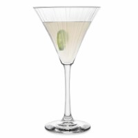 Libbey Paneled Martini Glasses Set