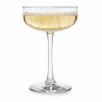 Libbey Paneled Coupe Cocktail Glasses Set