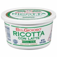 BelGioioso® Ricotta Con Latte® Whole Milk Cheese Perspective: Main