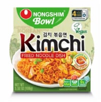 Nongshim Kimchi Fried Noodle Dish Perspective: Main