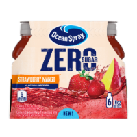 Ocean Spray® Zero Sugar Strawberry Mango Juice Perspective: Main