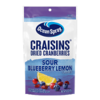 Ocean Spray® Sour Blueberry Lemon Flavored Craisins® Dried Cranberries Perspective: Main