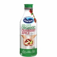 Ocean Spray Organic Cranberry Apple Flavor 100% Juice Perspective: Main