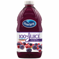 Ocean Spray® No Sugar Added 100% Cranberry Concord Grape Juice Perspective: Main