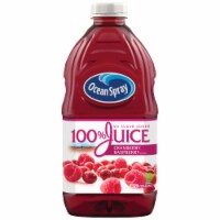 Ocean Spray No Sugar Added 100% Cranberry Raspberry Flavor Juice Perspective: Main