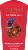Godiva  Assorted Chocolate Domes Holiday Candy Box