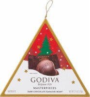 Godiva® Belgium 1926 Masterpieces Dark Chocolate Ganache Heart Ornament