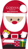 Godiva Milk Chocolate Foil Santa
