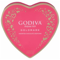Godiva® Chocolatier Goldmark Assorted Valentine's Candy Heart Gift Tin Perspective: Main