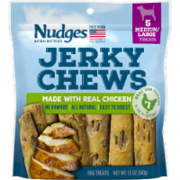 Blue Buffalo Nudges Natural Chicken Jerky Chews Dog Treats