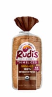 Rudi's Organic Bakery® Organic Thin Sliced 100% Whole Wheat Bread