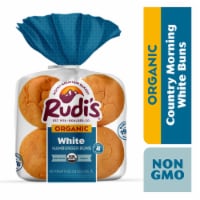 Rudi's® Organic White Hamburger Buns Perspective: Main