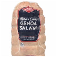 Dietz & Watson® Natural Casing Genoa Salami Fresh Sliced Deli Meat Perspective: Main
