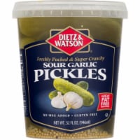 Dietz & Watson® Sour Garlic Pickles Perspective: Main