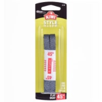 Kiwi Flat 45'' Grey Shoelaces