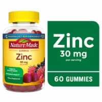 Nature Made® Mixed Berry Zinc Dietary Supplement Gummies 30 mg