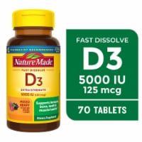 Nature Made® D3 Fast Dissolve Mixed Berry Tablets